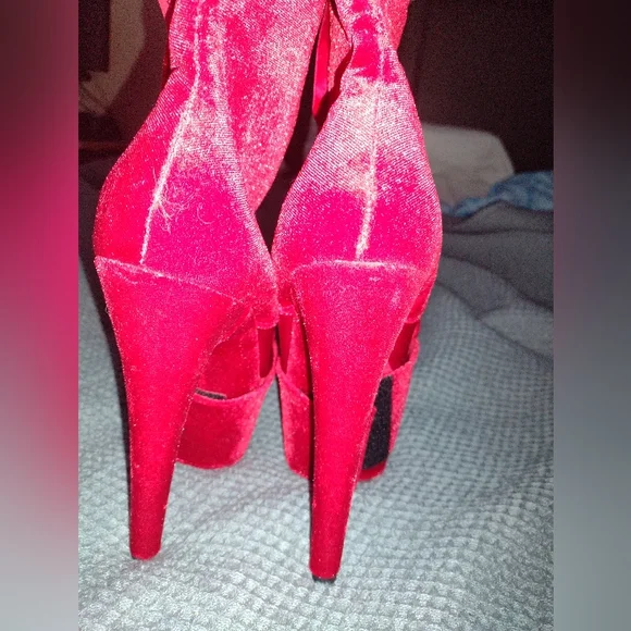 NEW Pleaser Adore 1020 Ankle Boots - Picture 2 of 4